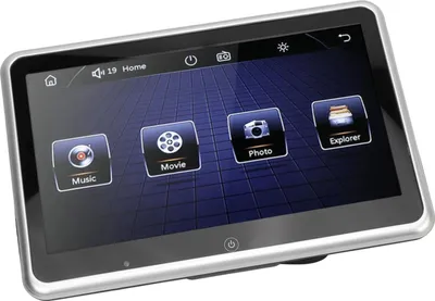 Obrázok produktu pre Monitor do opierky hlavy v aute 1080P 10,1 palcový dotykový displej 1024 x 600 Mirror Link Vstavaný FM vysielač Multimediálny DVD prehrávač