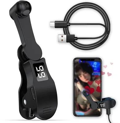 Produktbild von Automatische Klikzubehör - Smartphone-Clicker - Schnelleinstellbar - Mobiltelefon-Schutz - Fuss- oder Handheld-Design - Schwarz