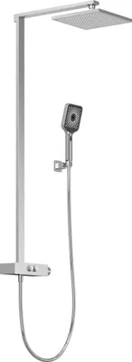 Immagine prodotto di Steinberg Série 390 Système de douche, thermostat, 2 consommateurs, Pushtronic, douche de pluie, douchette à main, 3902750, 3902750