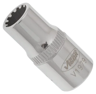 Produktbild von Vigor V1979, Buchse, 1/4", Metrisch, 1 Kopf/Köpfe, 6 mm, 25 mm