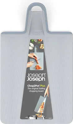 Productafbeelding van Joseph Joseph Chop2Pot Plus, blau, inklapbaar snijplank