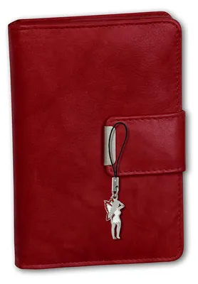 Produktbild von Money Maker Damen RFID Blocker Portemonnaie rot Leder 9x3x13 D2OPJ701R