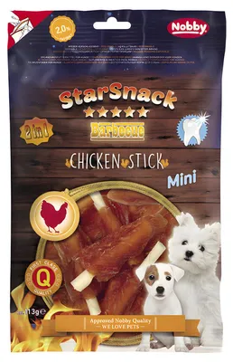 Produktbild von Nobby StarSnack BBQ "Chicken Stick" : 10cm 113g Größe: 10cm Inhalt: 113g