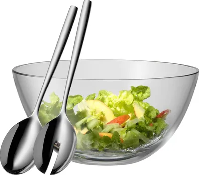 Produktbild von Famanu Salatset 3-teilig - Salatschüssel und Küchenschere