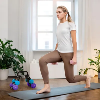 Produktbild von SUGIFT Kurzhanteln Set 6 Stück, Hantelset mit Ständer, Hex-Design, Rosa Hellblau Lila | 18,5 kg Gesamtgewicht | 1 kg 3 kg 5 kg