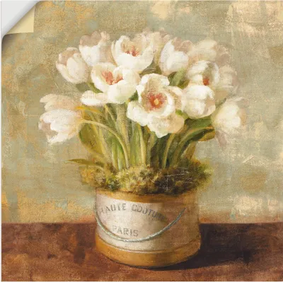 Produktbild von ARTland Wandbild, selbstklebend Tulpen Größe: 50x50 cm