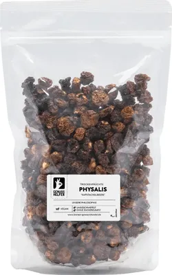 Produktbild von Physalis, getrocknet, ganz, Trockenfrüchte ohne Zuckerzusatz & ungeschwefelt, 600g
