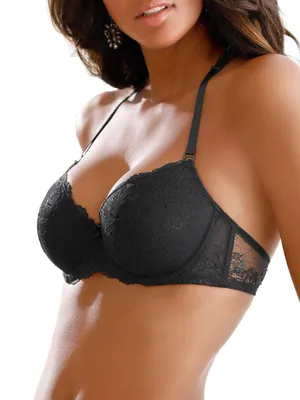Immagine prodotto di Reggiseno LASCANA a collo alto nero taglia 75 coppa C
