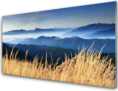 Produktbild von Acrylglasbilder 100x50 Wandbild Druck Acker Landschaft