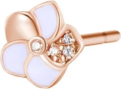 Produktbild von Charming bronze single earrings Flower Allegra RZAL002