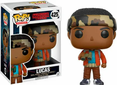 Zdjęcie produktu dla Funko Pop! Stranger Things - Lucas z Lornetką, Figurki Winylowe Premium