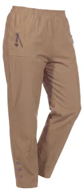 Produktbild von Schlupfhose Damen Übergangshose Stretch Gr. 38-54 leicht angerautes Innenfleece