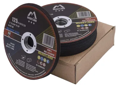 Productafbeelding van 25 stuks doorslijpschijf 125 x 1,0 mm voor metaal, staal en RVS