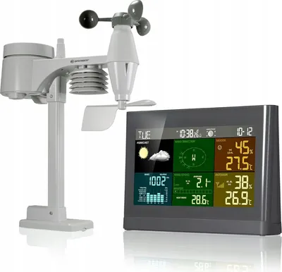 Zdjęcie produktu dla Bresser Wetter Center 5-in-1 Comfort grau