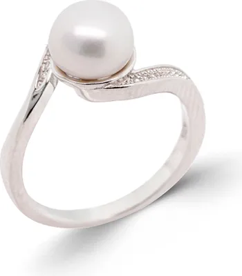 Produktbild von Golders Damenring aus 925 Silber mit Perle und Zirkonia, Sterlingsilber Ring