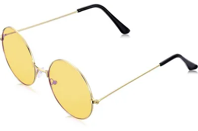 Produktbild von Vintage Sonnenbrille für Damen und Herren, Retro-Design, runder Aluminiumrahmen
