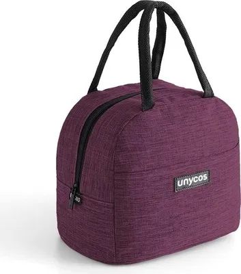 Produktbild von Kühltasche für Mittagessen, Thermotasche mit Isolierschicht, Thermotasche, isolierte Kühltasche, leicht, tragbar, isolierte Tasche