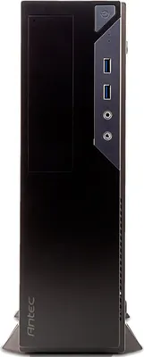 Produktbild von ANTEC VSK 2000 U3 Slim Desktop Black PC Gehäuse ATX, schwarz