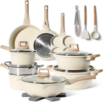 Immagine prodotto di Just Perfecto JL-721: Set di pentole in granito da 21 pezzi - Beige
