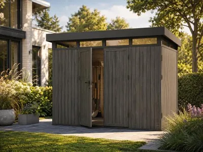 Produktbild von Linholm WPC Gartenhaus/Gerätehaus Stava 3,0 x 3,1 - 8,9 m²