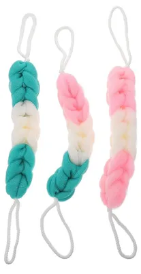 Produktbild von Solidchoice – Set mit 3 Peeling-Badeschwämme aus Luffa in verschiedenen Farben