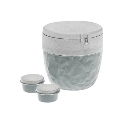 Produktbild von Lunchboxen BENTOBOX L für Salate und Dressings, 3-teilig, KOZIOL