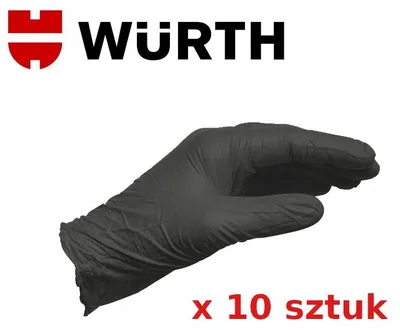 Produktbild von Wurth RED NITRILE Nitrilhandschuhe puderfrei Einweg Größe M