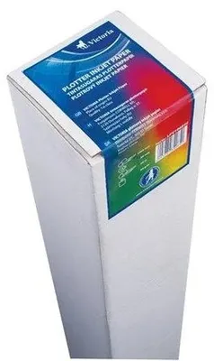 Produktbild von Plotterpapier, für Tintenstrahldrucker, 297mm x 90m, 50mm Hohlraum, 90g, VICTORIA