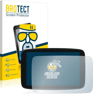 Produktbild von BROTECT Entspiegelungs Schutzglas für TomTom GO Camper Max Schutzfolie Panzer Folie Glas Display Schutz matt