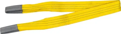 Immagine prodotto di Cinghia di sollevamento a 2 strati, carico massimo di sicurezza (WLL) 3.000 kg, lunghezza: 2 m, larghezza: 90 mm, colore giallo, marca PETEX