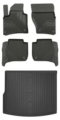 Immagine prodotto di Tappetini 3D TPE + baule DryZone per Volkswagen Touareg II 2010-2018 5 pezzi