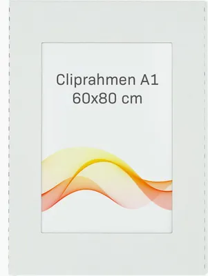 Produktbild von RAWWEST.BIS Rahmenloser Bilderrahmen 60x80 cm Cliprahmen mit Kunstglas Plexi