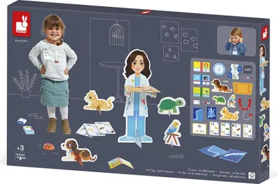Immagine prodotto di Janod - Set veterinario giocattolo con accessori e animali
