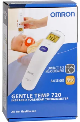 Obrázok produktu pre Bezkontaktný miešací teplomer Omron Gentle Temp 720 1 St