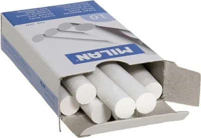 Immagine prodotto di gesso lavagna 8 cm bianco 20 pezzi