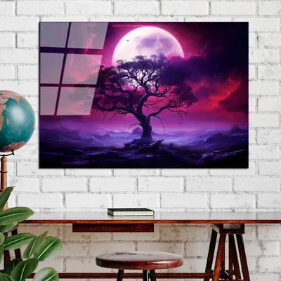 Image de Wallity, UV-1216 - 70 x 100, tableau acrylique, multicolore, 100 % verre trempé, 70 x 100 cm