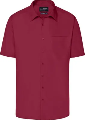 Produktbild von Men's Business Shirt Short-Sleeved wine, Gr. XXL