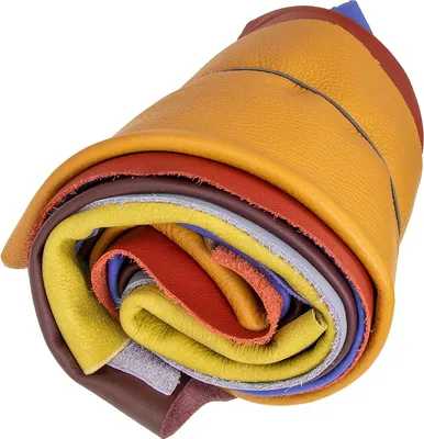 Produktbild von Lederstücke 1kg bunt, DIN A3 - Lederstücke alle Stücke mind. DIN A3 - echtes Leder zum nähen - handverlesene Lederreste - Leder zum basteln - verschiedene Farben
