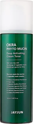 Obrázek produktu pro JAYJUN Okra Phyto Mucin Deep Activating Cream Toner 150ml - Pleťové tonikum-krém