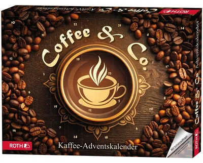 Produktbild von Adventskalender 'Kaffee-Adventskalender' Coffee & Co. bestückt