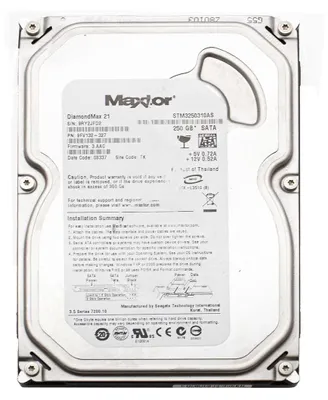 Immagine prodotto di Maxtor Hard Disk Hdd 3,5" Sata 250gb Disco Rigido Desktop Pc Fisso Dvr Nas
