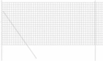 Produktbild von Garten- und Terrassenzaun Grau 1,2 x 25 m aus PVC-beschichtetem Eisen