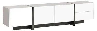 Produktbild von TV-Möbel – Stauraum – Wohnzimmer Möbel – Hochglanz Weiß – 190 cm breit – Max. 50 kg