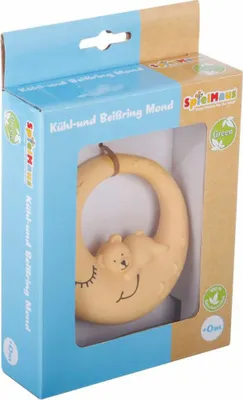 Produktbild von SpielMaus 40814094 Latex-Beißring, bis 3 Monate, BPA-frei