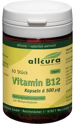 Produktbild von Vitamin B12 a 500 ug Methylcobalamin, 60 St KAP