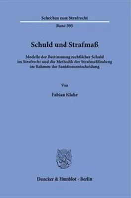Immagine prodotto di Schuld und Strafmaß