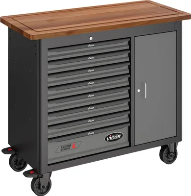 Produktbild von VIGOR Mobile Werkbank Series L leer V4813 L x B x H: 1091 mm x 481 mm x 1018 mm