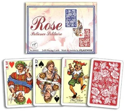 Immagine prodotto di Piatnik, giochi di carte, Patience Rose Solitaire