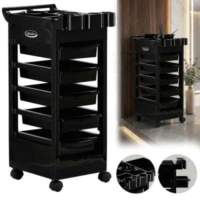 Produktbild von Friseurhilfswagen Rolltisch für das Färben W-X108 für den Kosmetiksalon Schubladenschrank