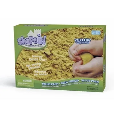 Produktbild von Shape it 73044 Modellliersand in gelb